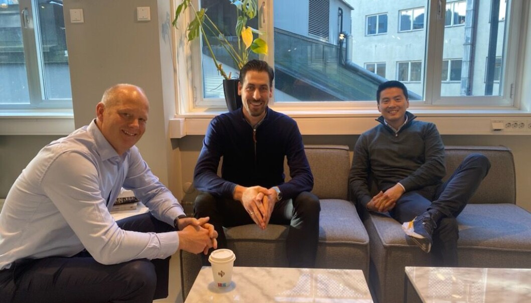 Henrik Halvorsen, Lukas Loeb og Marius Myhrvold. Henrik Halvorsen, Lukas Loeb og Marius Myhrvold.