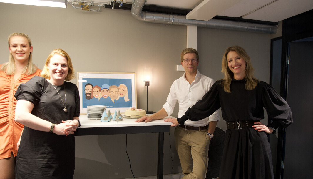 Frida Marie Grande, Kristine Meek, Svein Tore Bergestuen og Eva Sannum. Frida Marie Grande, Kristine Meek, Svein Tore Bergestuen og Eva Sannum.