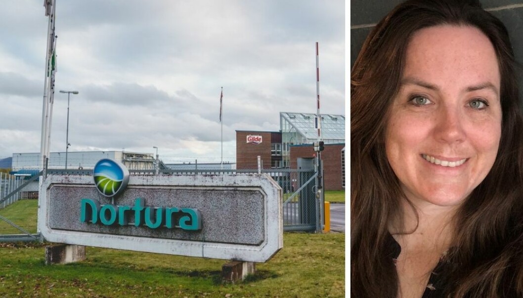 Ida Løfsgaard Kojedahl er nylig ansatt som ansvarlig for internkommunikasjon i Nortura. Til venstre ser du et Nortura anlegg på Rudshøgda. Ida Løfsgaard Kojedahl er nylig ansatt som ansvarlig for internkommunikasjon i Nortura. Til venstre ser du et Nortura anlegg på Rudshøgda.