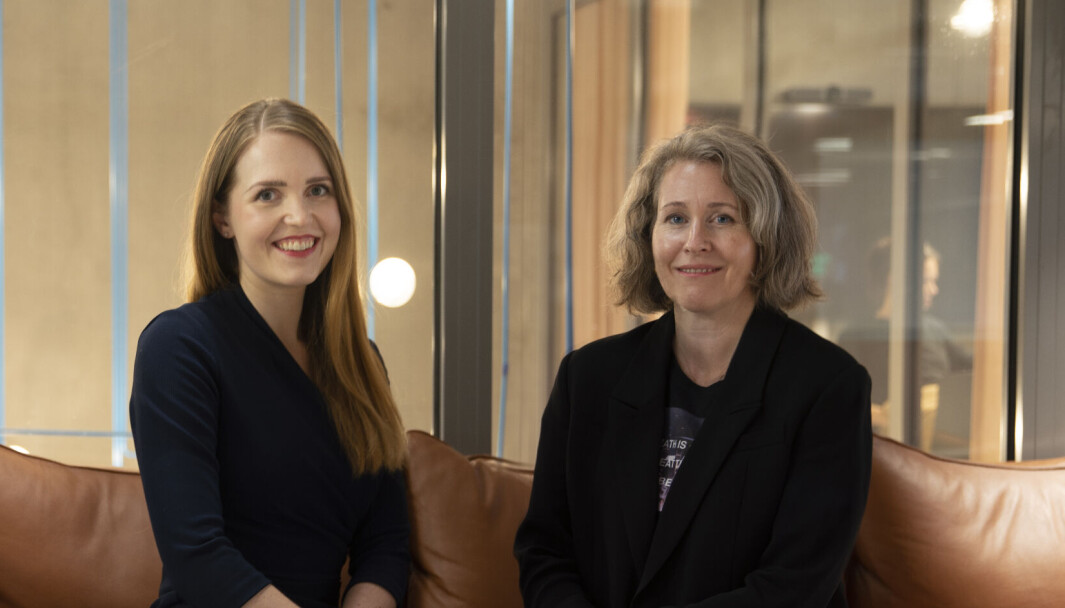 F.v. Cathrine Delp og Maria Sætre. F.v. Cathrine Delp og Maria Sætre.