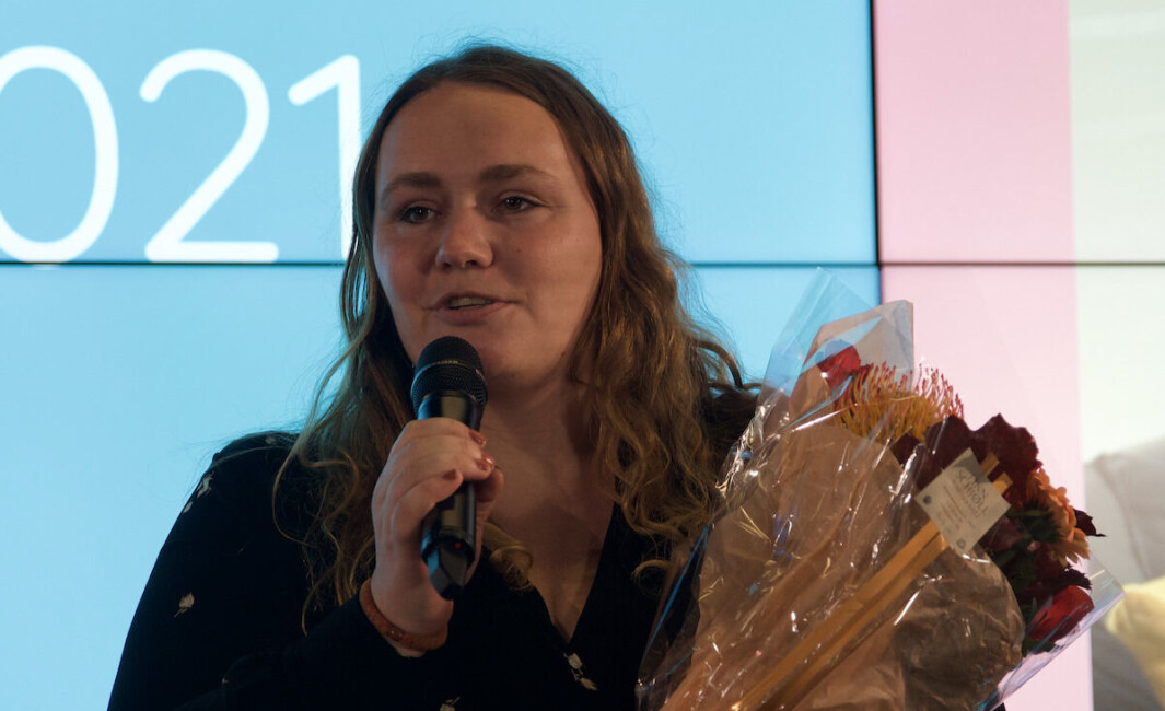 Stine Walquist fra Starcom stikker av med prisen Performance Talent under Performance Award. Stine Walquist fra Starcom stikker av med prisen Performance Talent under Performance Award.