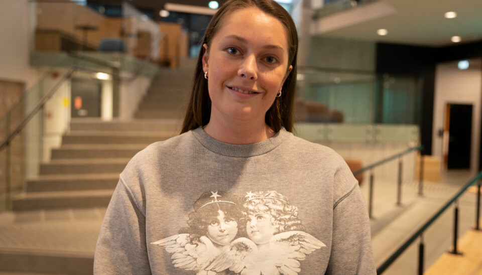 Kristine Klipper, Volda-student og leiar i Kommunikasjonsforeningen studentlag.