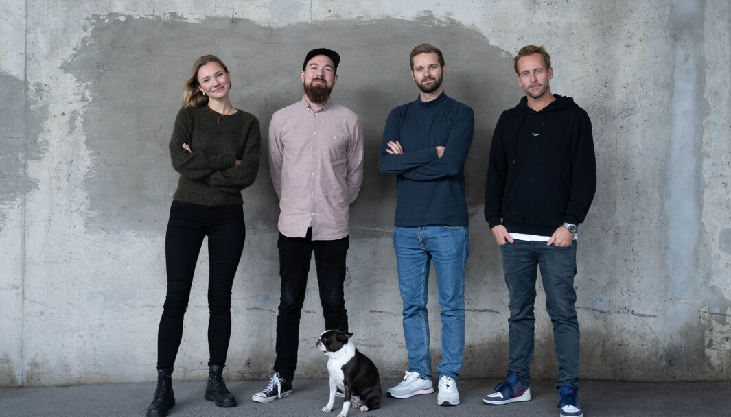 F.v. Nanna Haggstrøm, Christian Rusch Lindvik, Daniel Eraker og Jørgen Marthinsen F.v. Nanna Haggstrøm, Christian Rusch Lindvik, Daniel Eraker og Jørgen Marthinsen