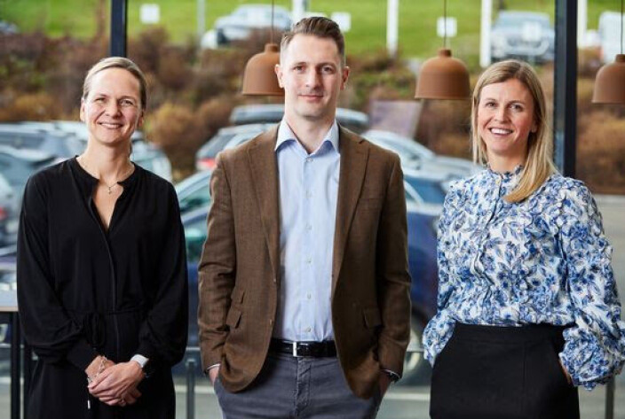 F.v. Elin Sinervo, Audi, Thomas Meiner, Skoda, og Christine Eiken Winther. F.v. Elin Sinervo, Audi, Thomas Meiner, Skoda, og Christine Eiken Winther.