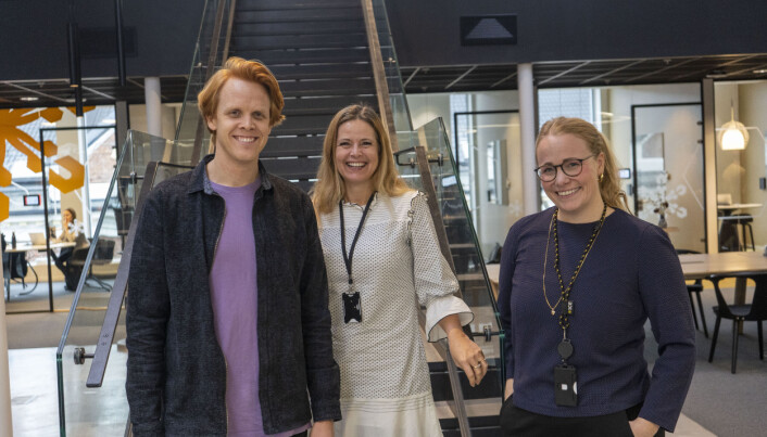 Fra venstre: Christoffer Nøkleby, Beathe Stangeland Eide og Jannicken Lampe Fra venstre: Christoffer Nøkleby, Beathe Stangeland Eide og Jannicken Lampe