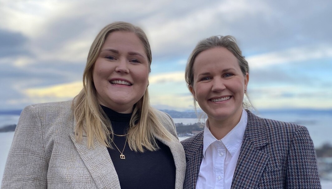 Trine Kolbjørnsen og Tilde Carlson har utviklet malene. Trine Kolbjørnsen og Tilde Carlson har utviklet malene.