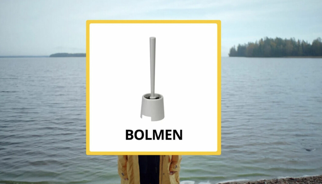 Det kjente produktet Bolmen får du for en tier, nå skal dobørsten prøve å lokke reisende til innsjøen Bolmen.