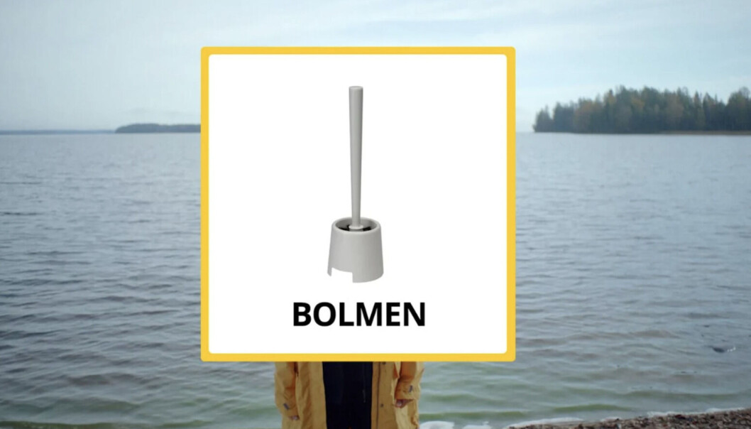 Det kjente produktet Bolmen får du for en tier, nå skal dobørsten prøve å lokke reisende til innsjøen Bolmen. Det kjente produktet Bolmen får du for en tier, nå skal dobørsten prøve å lokke reisende til innsjøen Bolmen.