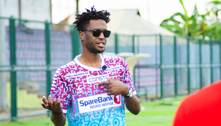 Malcom Bidali er tidligere migrantarbeider i Qatar. Malcom Bidali er tidligere migrantarbeider i Qatar.