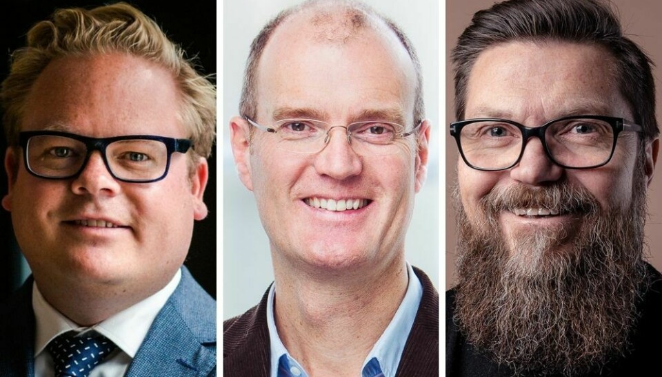 Rolf Ellingsen Aaneland, Martin Apenes og Hågen Pettersen.