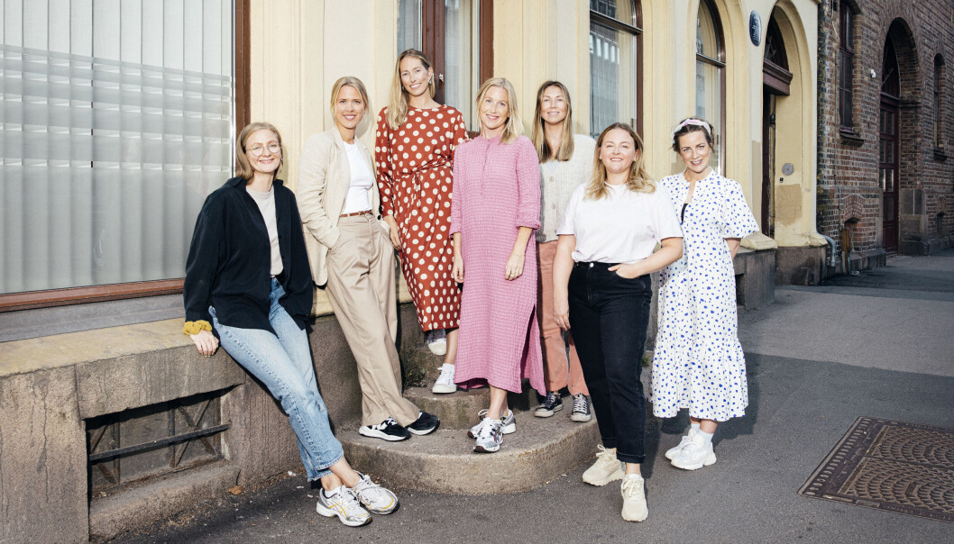 F.v: Natasha Lid Bjørdalsbakke, Ada Weel Olsen, Kjerstin Ofstad Drager, Eva Wiken, Astrid Dyson, Marthe Sørflaten og Oda Sofie Granholt. F.v: Natasha Lid Bjørdalsbakke, Ada Weel Olsen, Kjerstin Ofstad Drager, Eva Wiken, Astrid Dyson, Marthe Sørflaten og Oda Sofie Granholt.