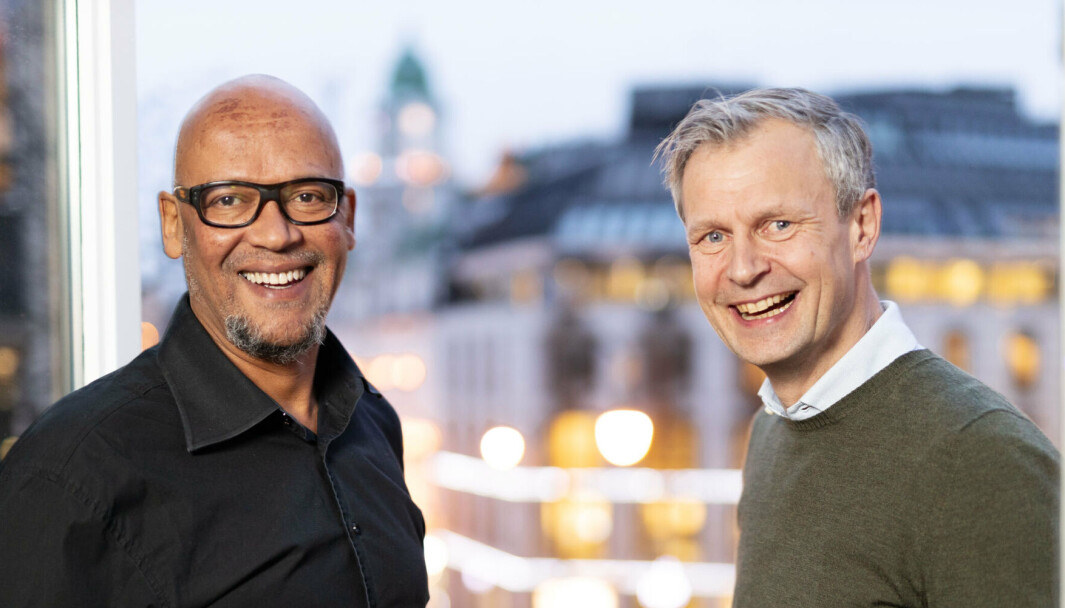 – Behovet for en sterk AD og konseptutvikler har blitt større og større, sier grunnlegger og daglig leder Frederik Horn (f.h.). Nå har Horn & Co fått med John Draleke på laget. – Behovet for en sterk AD og konseptutvikler har blitt større og større, sier grunnlegger og daglig leder Frederik Horn (f.h.). Nå har Horn & Co fått med John Draleke på laget.