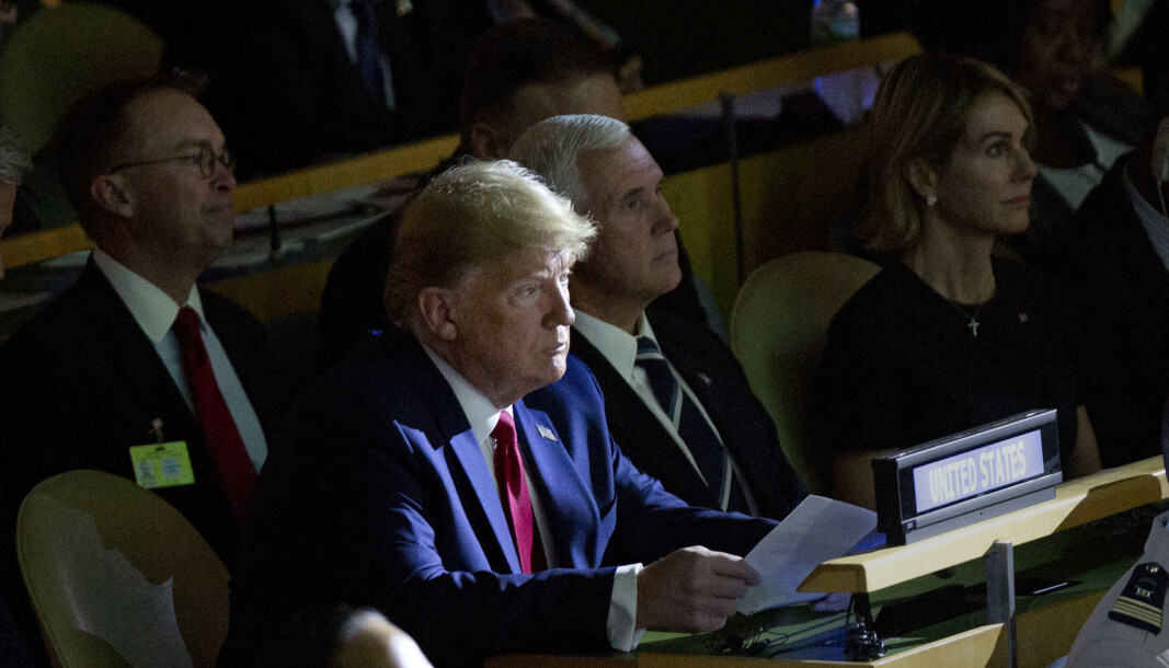 Donald Trumps mediegruppe tar sikte på å lansere appen «Truth Social» 21. februar. Plattformen skal ha lignende funksjoner som Facebook. Donald Trumps mediegruppe tar sikte på å lansere appen «Truth Social» 21. februar. Plattformen skal ha lignende funksjoner som Facebook.