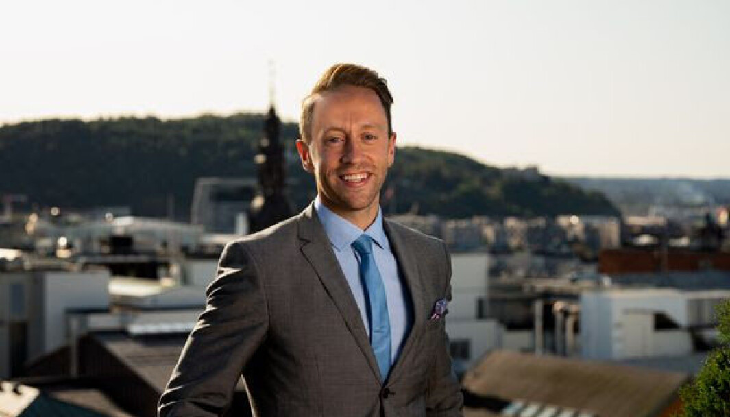 – Vår signering er et initiativ til å bidra positivt til det grønne skiftet, sier Marius Husebø-Evensen. – Vår signering er et initiativ til å bidra positivt til det grønne skiftet, sier Marius Husebø-Evensen.