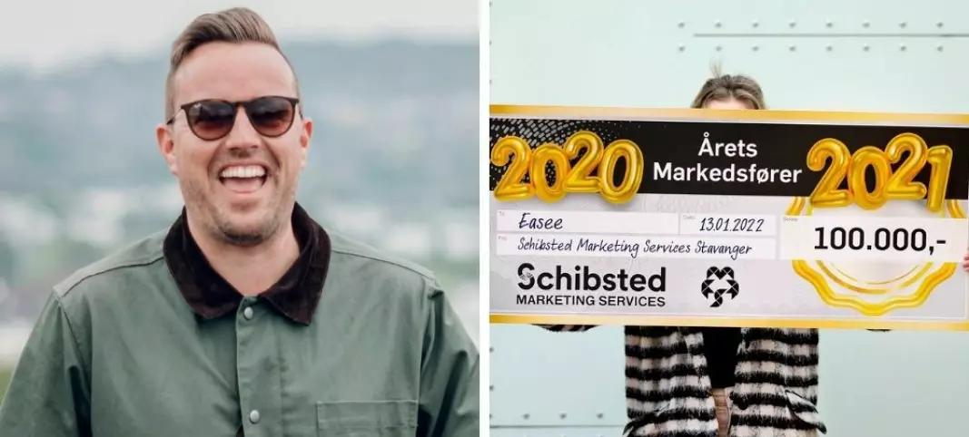 Easee kåret til Årets Markedsfører – gir bort pengepremien fra Schibsted