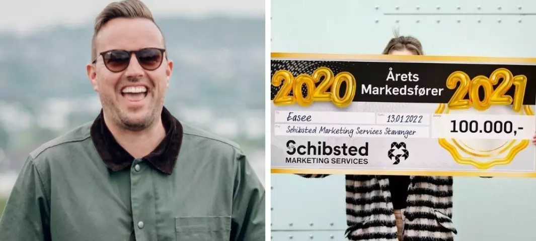Easee kåret til Årets Markedsfører – gir bort pengepremien fra Schibsted