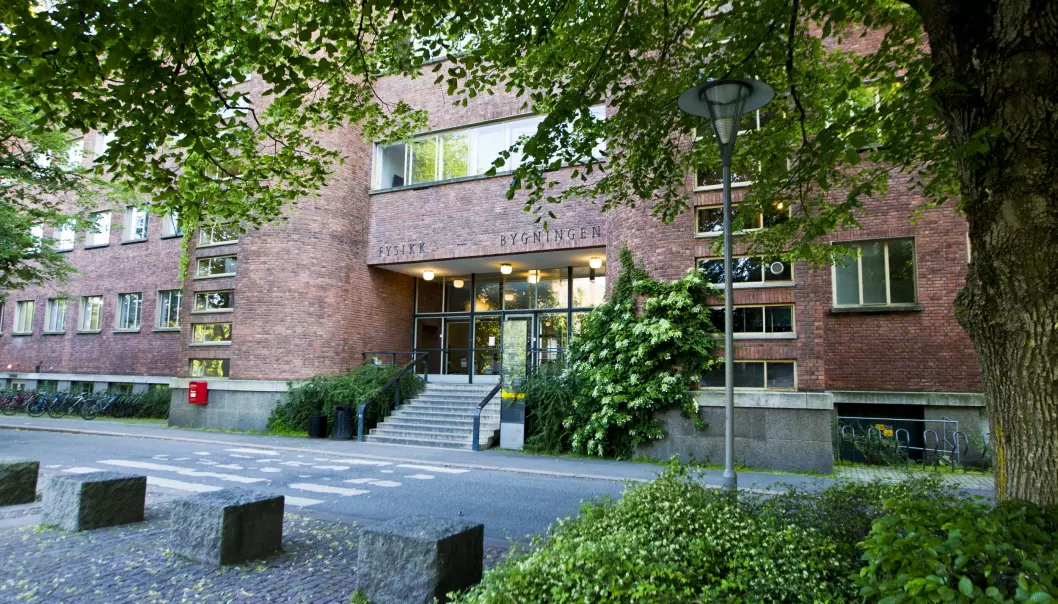 Fysikkbygningen som huser Det matematisk-naturvitenskapelige fakultet på Universitet i Oslo (UiO) sin campus på Blindern.