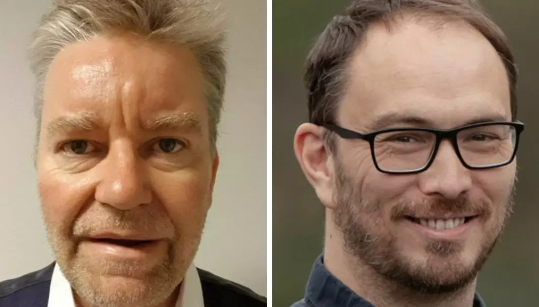 Robert Grefstad, Leder for IT-utvikling Berg-Hansen og Bjørn Stian Bjoarvik, Forretningsutvikler Picapoint.
