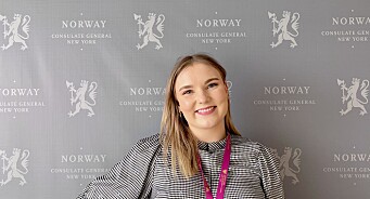 Anette er praktikant i New York - jobber med å fremme Norge i sosiale medier