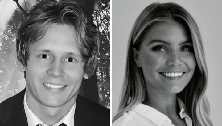 Gabriel Røhne Sjøli og Christiane Bjørnstad i Salmon Brands AS.