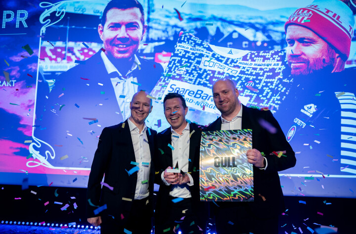 Tromsø IL og FUSE fikk seieren i klassen PR på Gullblyanten 2021.