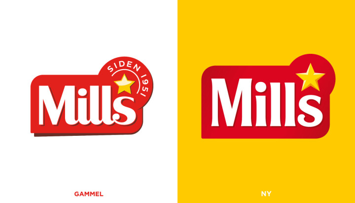– Den nye logoen har stor grad av likhet til tidligere Mills-logoer. For Mills har det vært viktig å tenke evolusjon, ikke revolusjon i utviklingen av ny logo, forteller Merkevaresjef i Mills, Camilla Hegrestad.