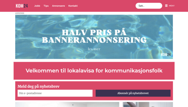 Få ditt budskap synlig på KOM24.