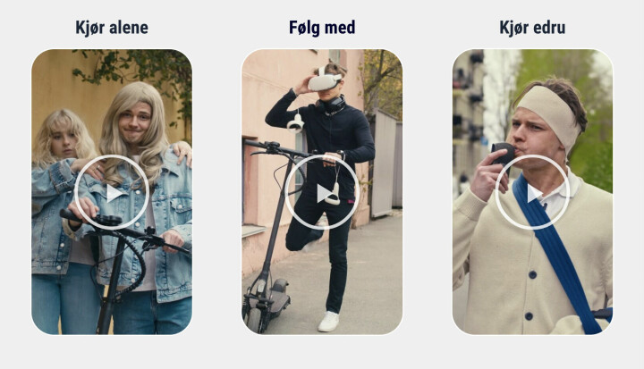 De tre kampanjevideoene med TikTok-kjendis Alexander Sæterstøl i spissen.