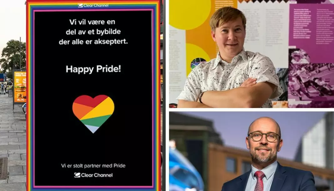 Clear Chennel og Dennis Højland Nyegaard er samarbeidspartner med Oslo Pride. Og mangfoldsarbeidet står på agendaen hele året, ikke bare i Pride-måneden juni.