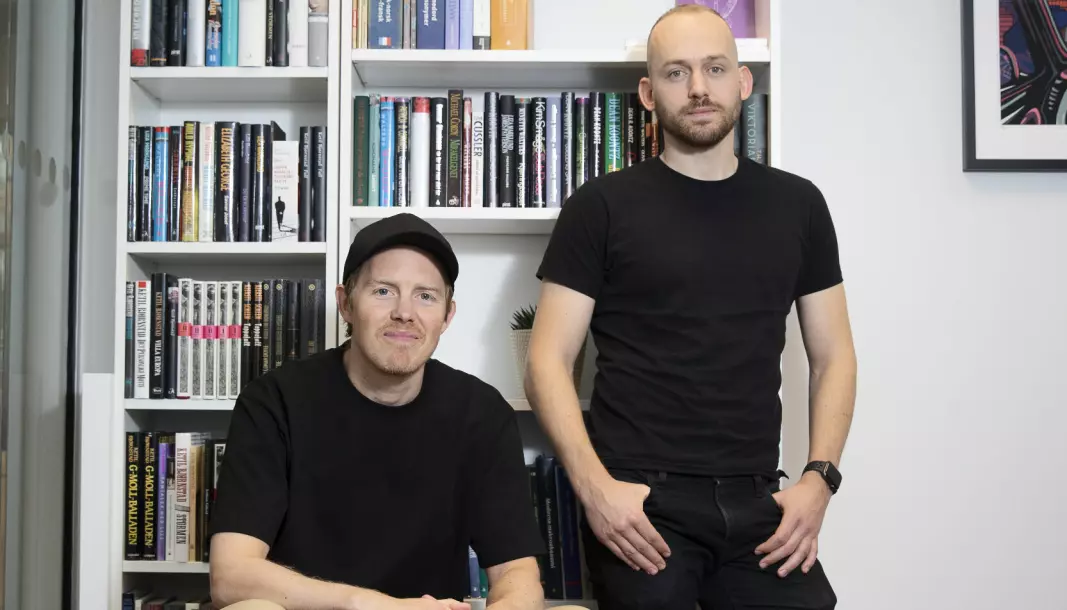 Gründerne av bokselskapet Bookis, Lasse Brurok og Arne-Morten Willumsen.