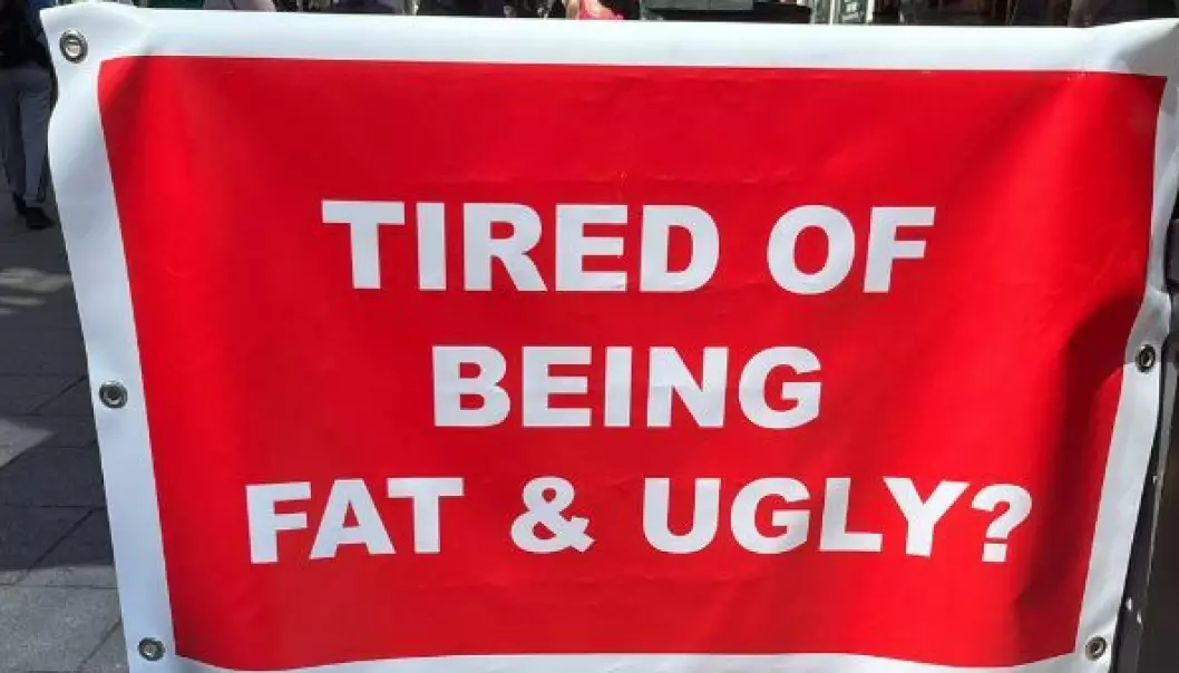 Reagerer på 24 fitness-reklame: «Tired of being fat and ugly? Just be ugly!»