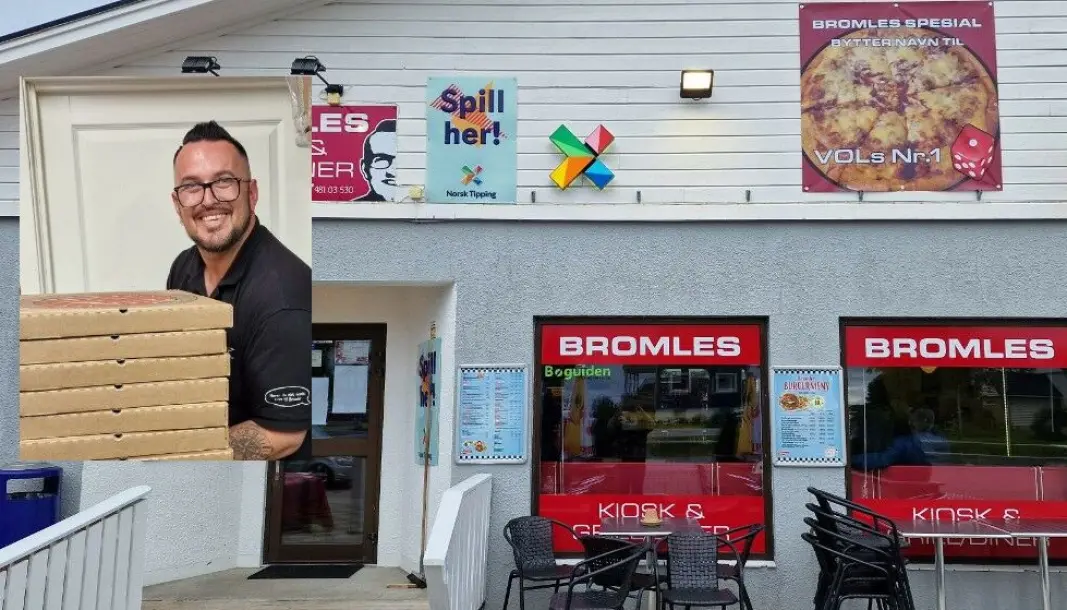 Kenneth Hauglid Knedahl er sjef på Bromles kiosk og grill/diner. Kenneth Hauglid Knedahl er sjef på Bromles kiosk og grill/diner.