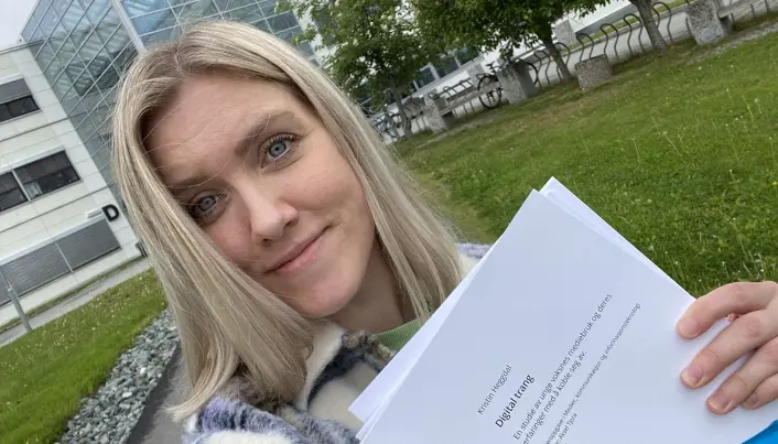 Heggdal forteller at noe av det som sitter igjen er den digitale trangen mennesker har. Heggdal forteller at noe av det som sitter igjen er den digitale trangen mennesker har.