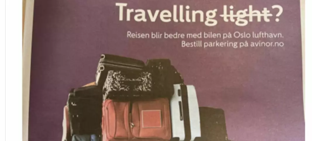 NRK: Reagerer på Avinor-reklame: – Feil signal