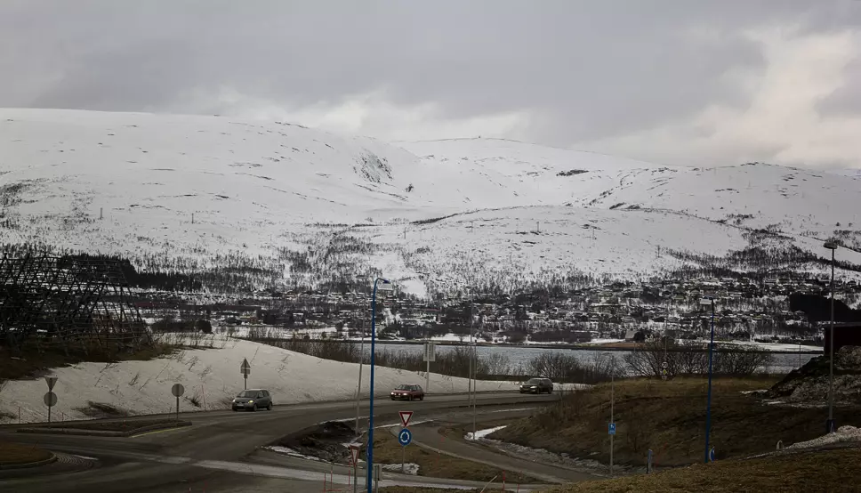Trafikk i Tromsø.