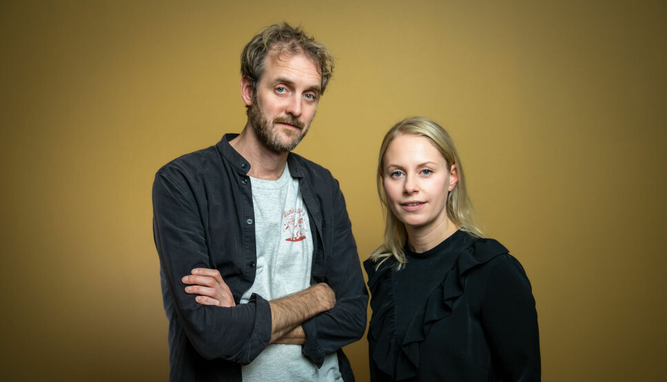 Senior kommunikatør og innholdsprodusent i Nordea, Tore Løchstøer Hauge og svindelekspert Ida Edholm leder podkasten «Svindelpodden».