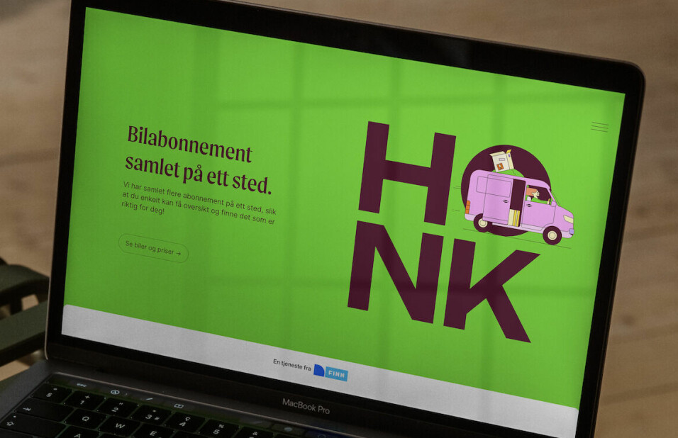 Bleed står bak navn, visuell identitet, illustrasjoner og webdesign for Honk.