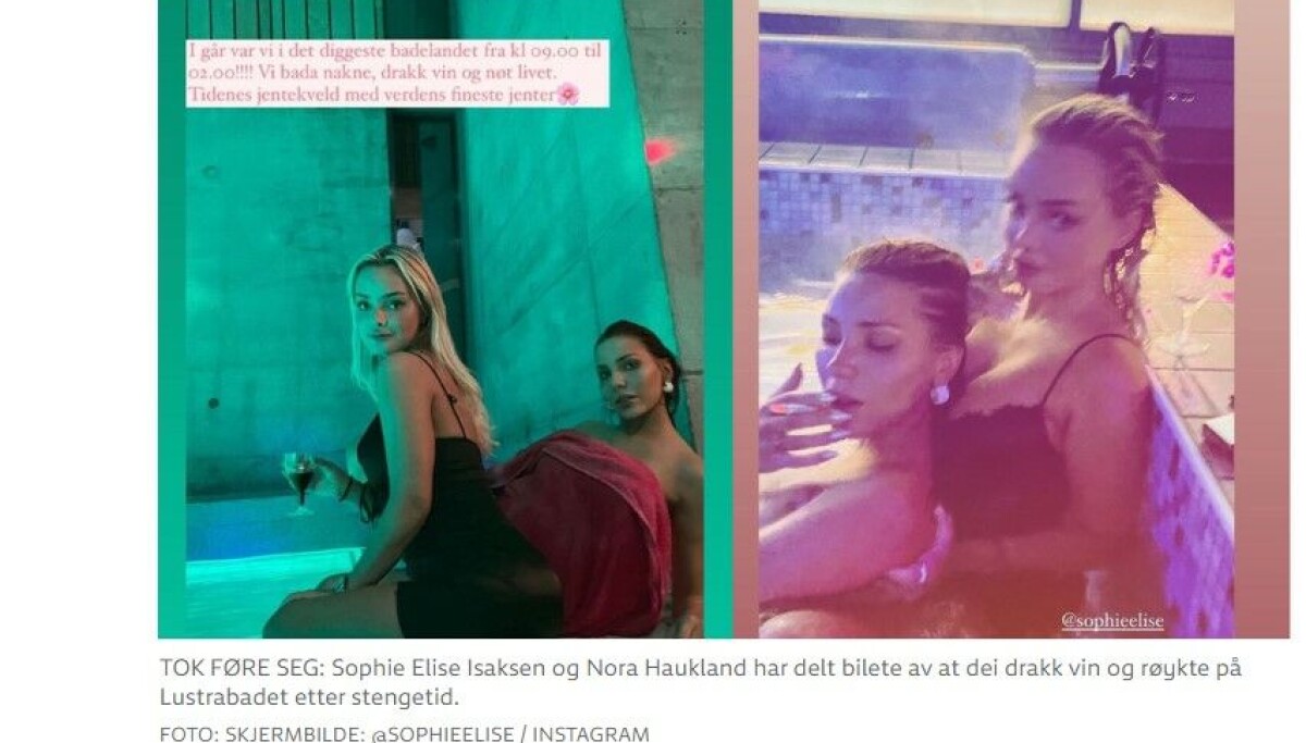 F r Kritikk For Sophie Elise stunt Skal Ha Bada Naken Og R ykt I f-r-kritikk-for-sophie-elise-stunt-skal-ha-bada-naken-og-r-ykt-i