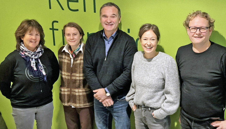 Fra Venstre: Linn Knudsen, Martine Carlson, Jørgen Helmer Masvik, Irmelin Bergh og Rune Berg.