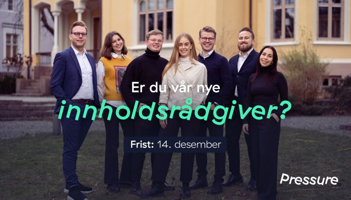 Pressure søker innholdsrådgiver