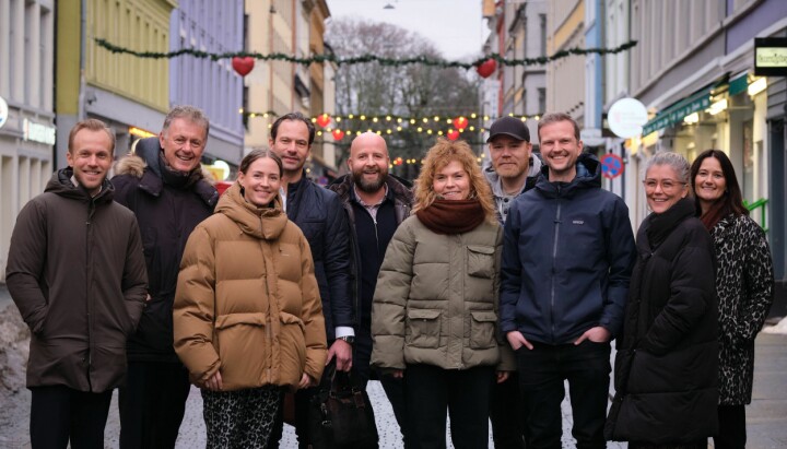 Dette teamet er godt i gang med arbeidet med Nettavisens nye merkevareplattform. F.v. Bjørnar Skogheim, Gunnar Stavrum, Malin Lauritzen, Andreas Størmer-Nilsen, Stian Høidahl, Magdalena Kamøy, Bjørnar Thorsen, Markus Eckbo Endresen, Linn Engesvik og Marianne Brenk Knutsen.