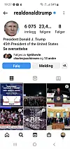 Donald Trump er tilbake på Instagram og Facebook etter to års utestengelse.