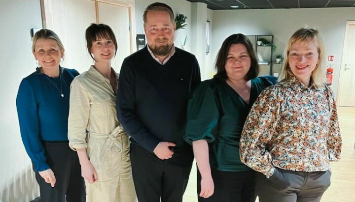 Elisabeth Krey Jenssen, Mari Løvås, Pål Skipevåg Oftedal, Frida Ripland Moberg (leder) og Anja W. Fremo.