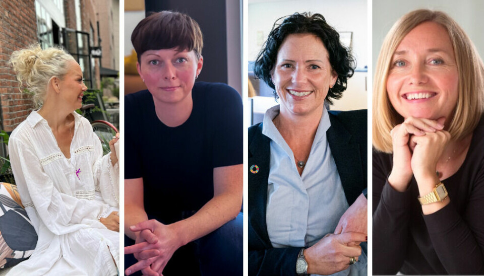 Linda Nordheim, Synnøve Vindheim Svardal, Guri Størvold og Bente Kvam Kristoffersen snakker med KOM24 om kvinnedagen og likestilling i arbeidslivet.