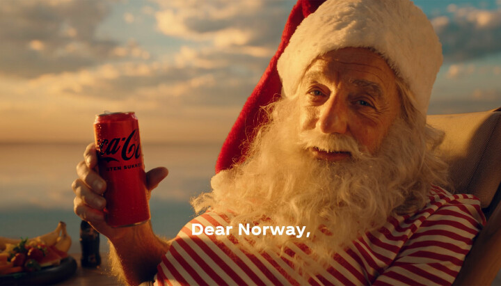 Nissen jobber som oftest bare i julen, men når Coca Cola skal i gang med en stor-kampanje i Norge må også han på jobb.