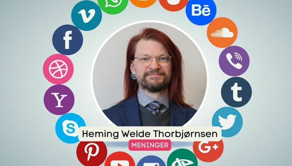 – Kan jeg gi råd om offentlig kommunikasjon uten å selv bruke sosiale medier? Tja, skriver Heming Welde Thorbjørnsen i Kommunikasjonsforeningen.