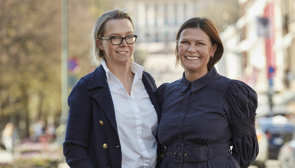 Marianne Haukenes og Christina Øverland Engelsen i Minnesota Agency.