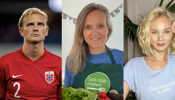F.v. landslagspiller Morten Thorsby, Mette Nygård Havre og Ada Martini Strøm, blir en del av community-satsingen, Switch Society.
