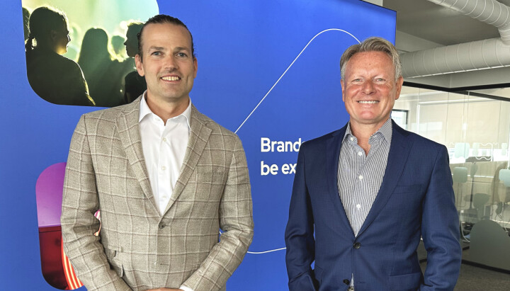 F.v. Patrick Berger og CEO i NPG, Stig Kristiansen.