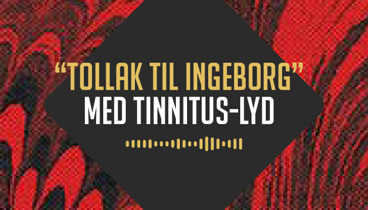 Flere kjente norske lydbøker får nå innlagt Tinnitus-lyd.